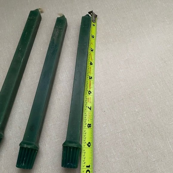 Vintage Partylite Evergreen Candle Sticks Candlestick Lot Of 3 Unlit - Picture 13 of 16